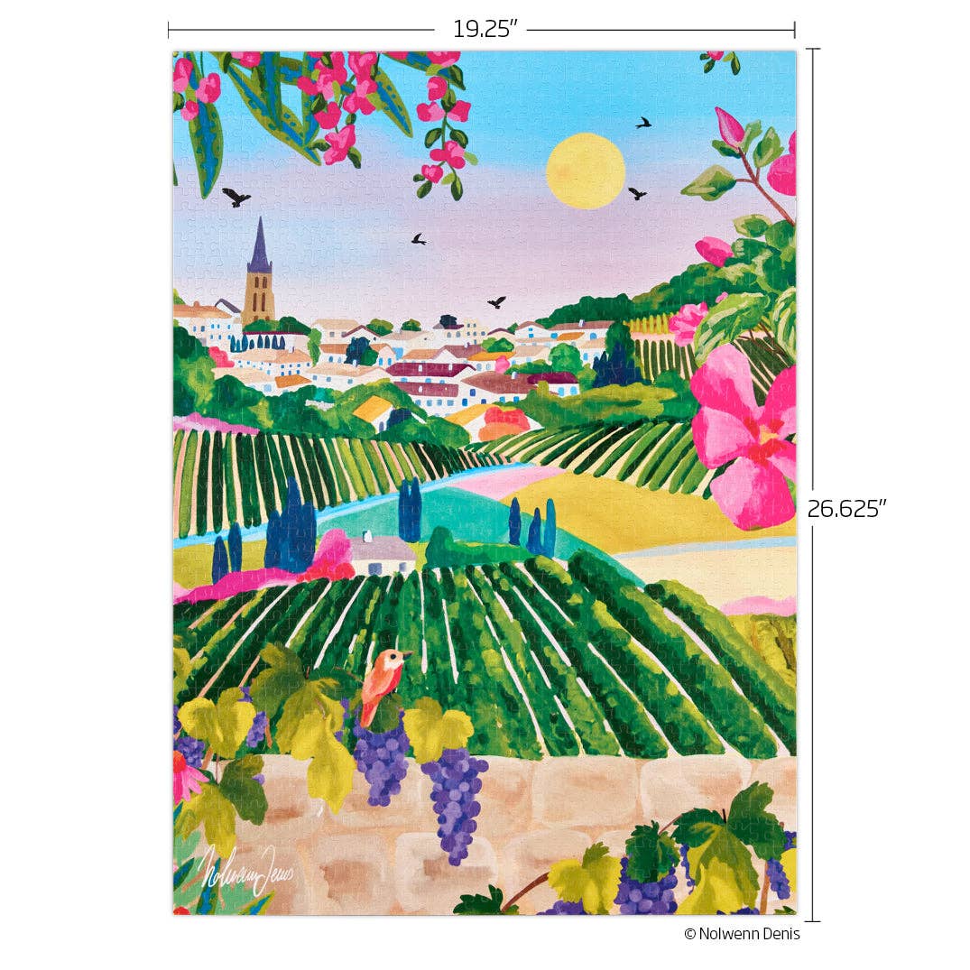 WerkShoppe - Village Vineyard 1000 Piece Puzzle