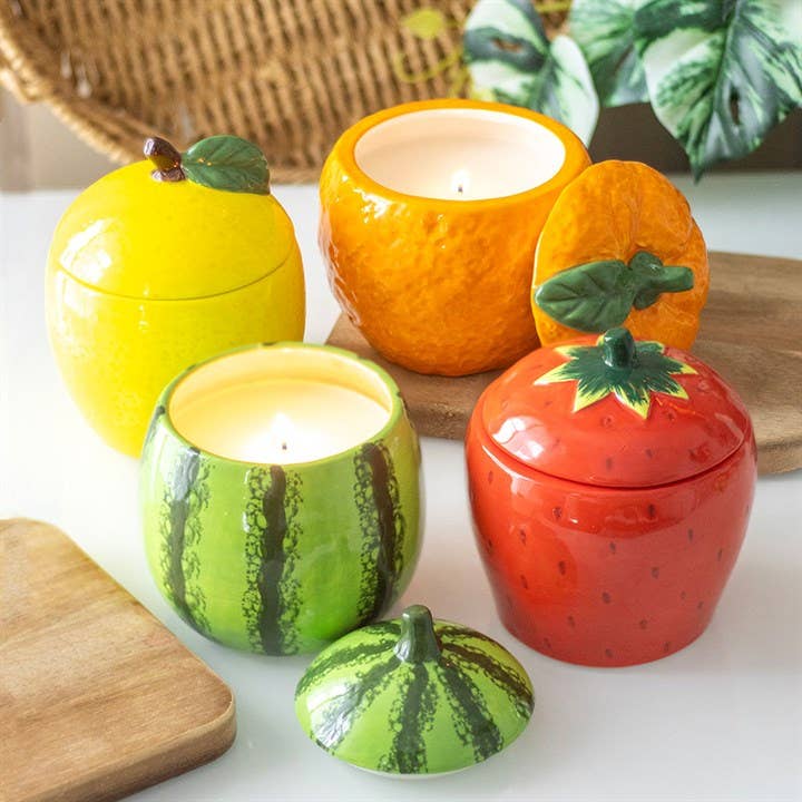 Something Different Wholesale - Lemon Shaped Candle Jar