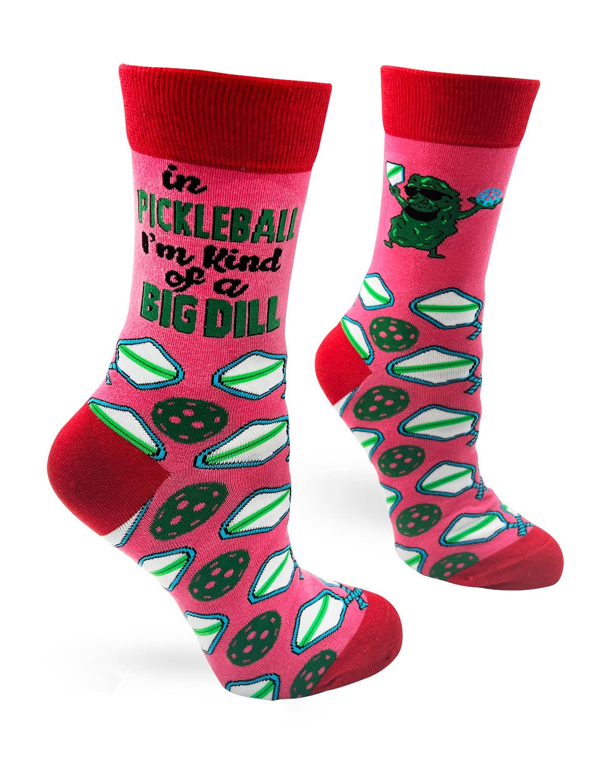 Fabdaz - In Pickleball I'm Kind of a Big Dill Women's Crew Socks
