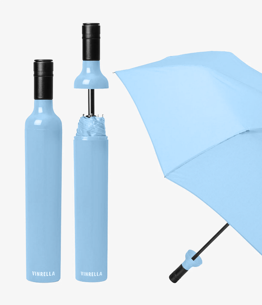 Vinrella - 118-A Powder Blue Umbrella in a Bottle