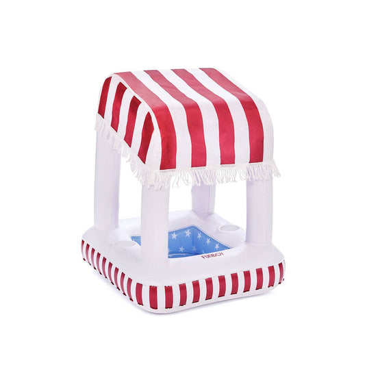 Floating Cabana Bar - Red, White, and Blue