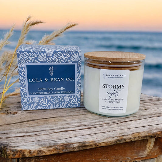 3 wick soy candle | 16 oz: Cabana Santal