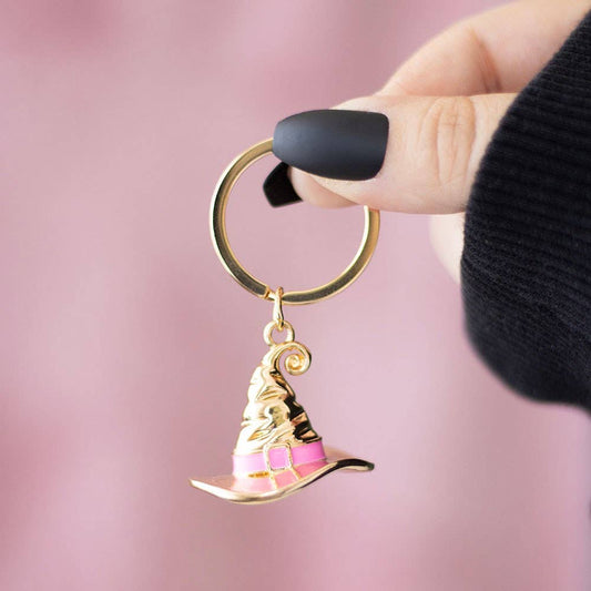 Something Different Wholesale - Good Witch Social Club Witch Hat Keyring