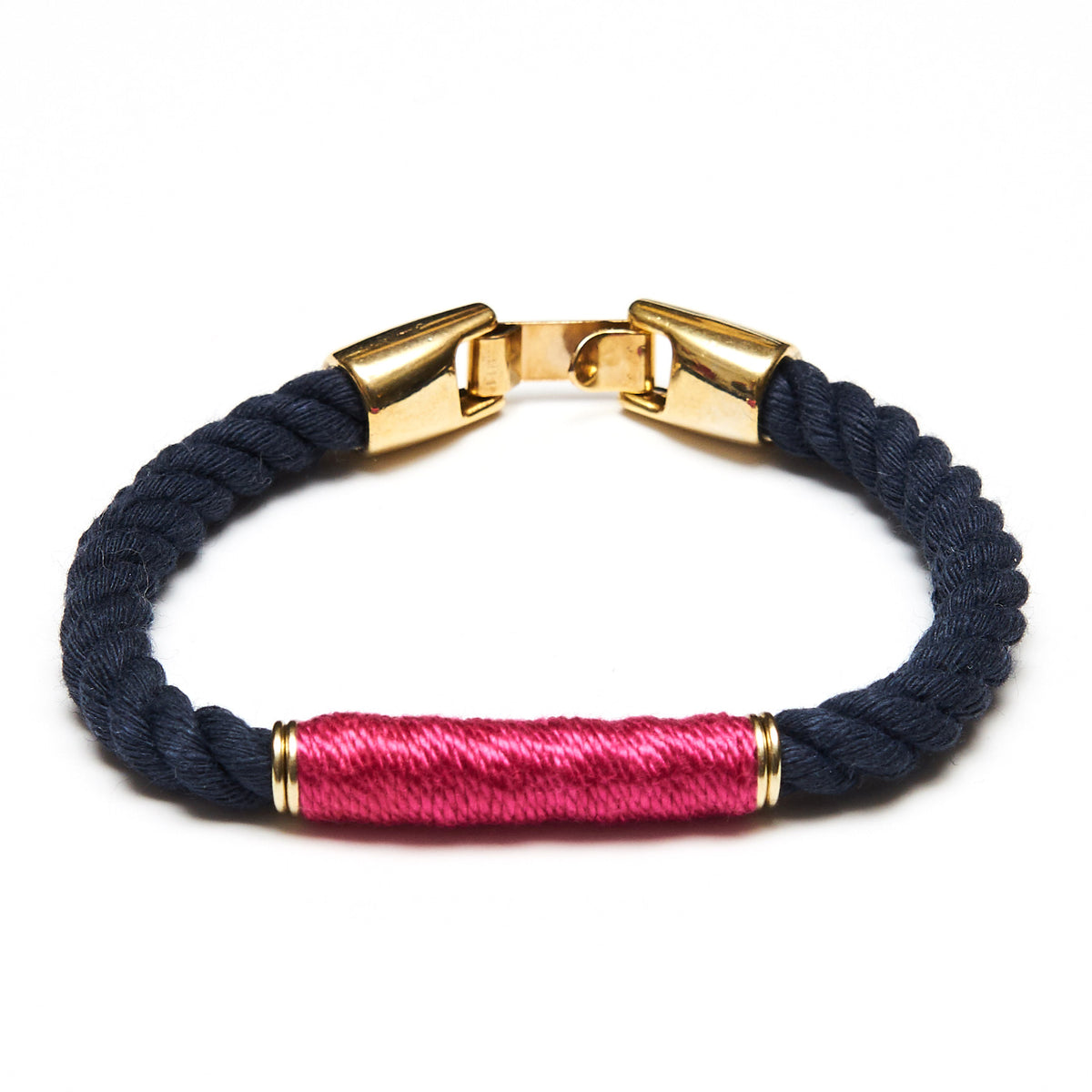 Allison Cole Jewelry - Beacon Bracelet Navy/ Pink/ Gold