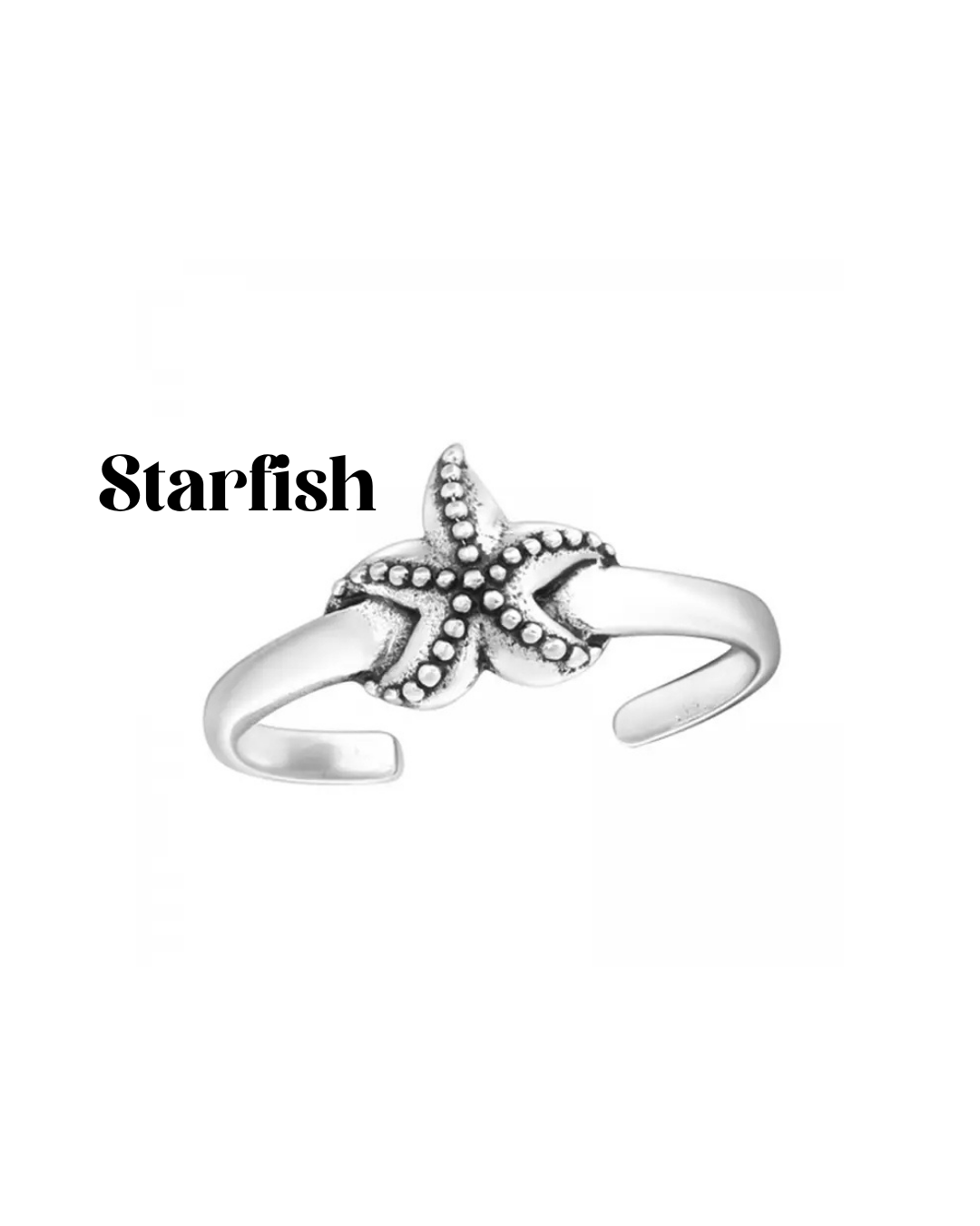 Sterling Silver Adjustable Toe Rings