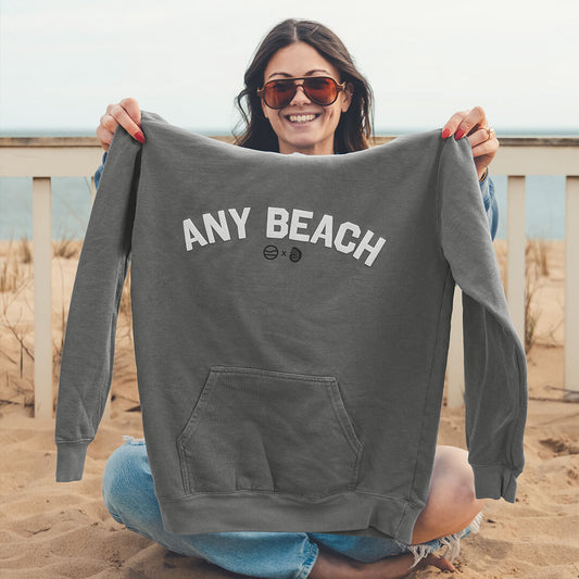 Dune x Cape Clasp "Any Beach" Sweatshirt - Gray