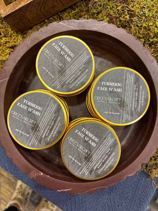 Circe's Secret - Turmeric Face Wash Tin and Konjac Sponge
