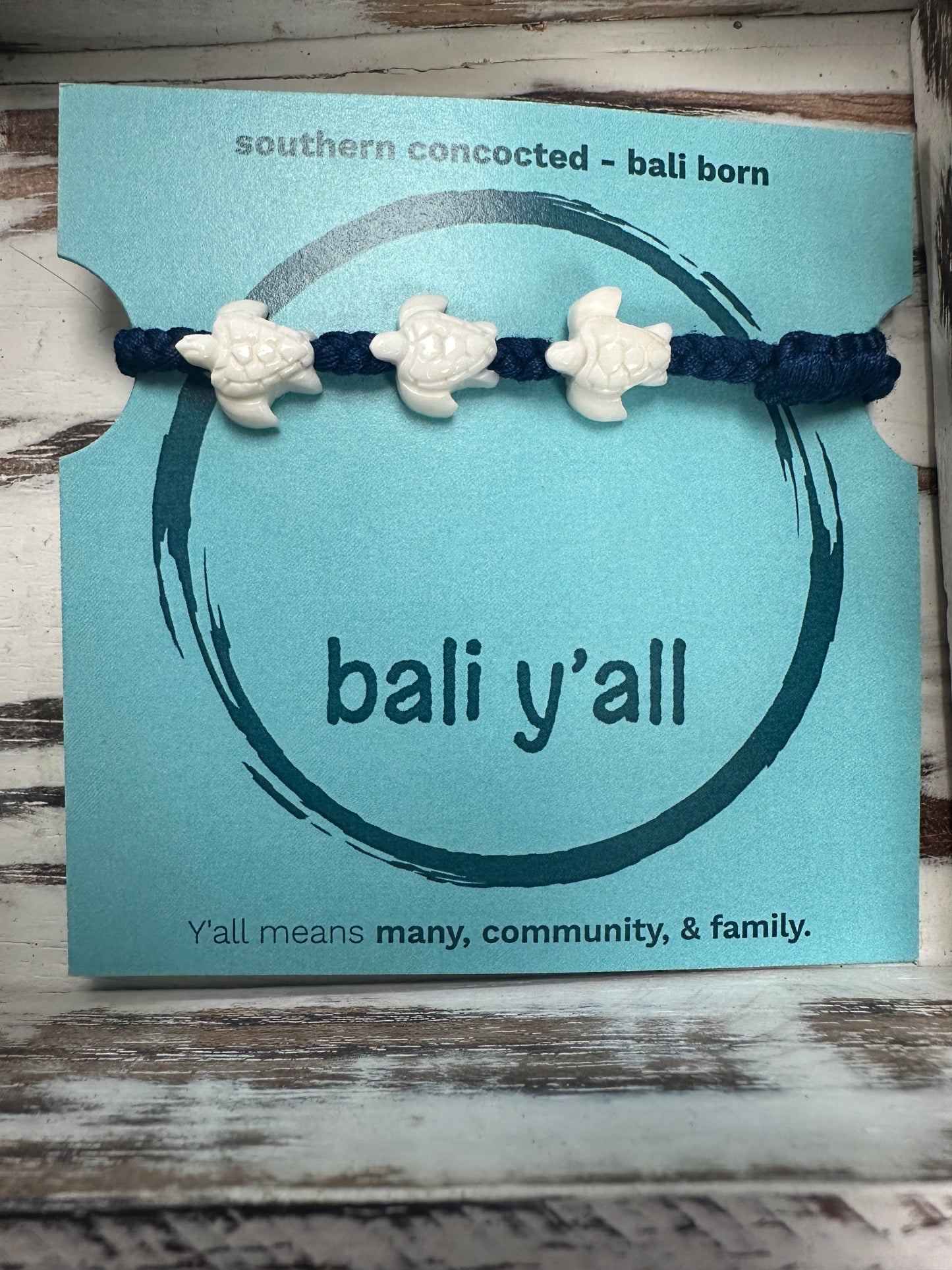 Bali - Y'all Mini Shape Bracelet with Button Closure