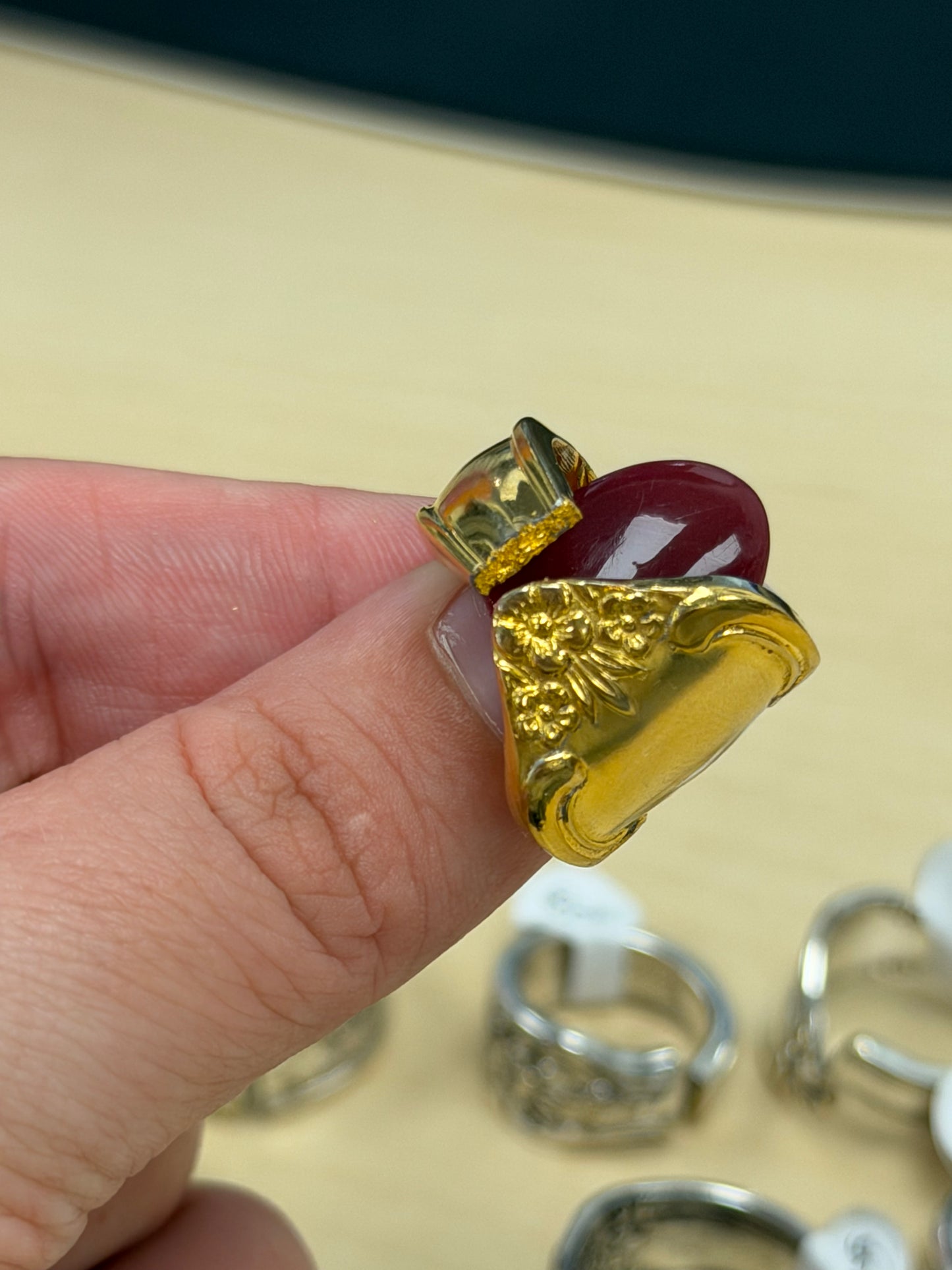 Isaiah Westbrooks Handmade Spoon Rings