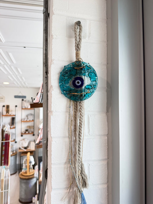 Wall Hanging Evil Eye Handmade in Santorini