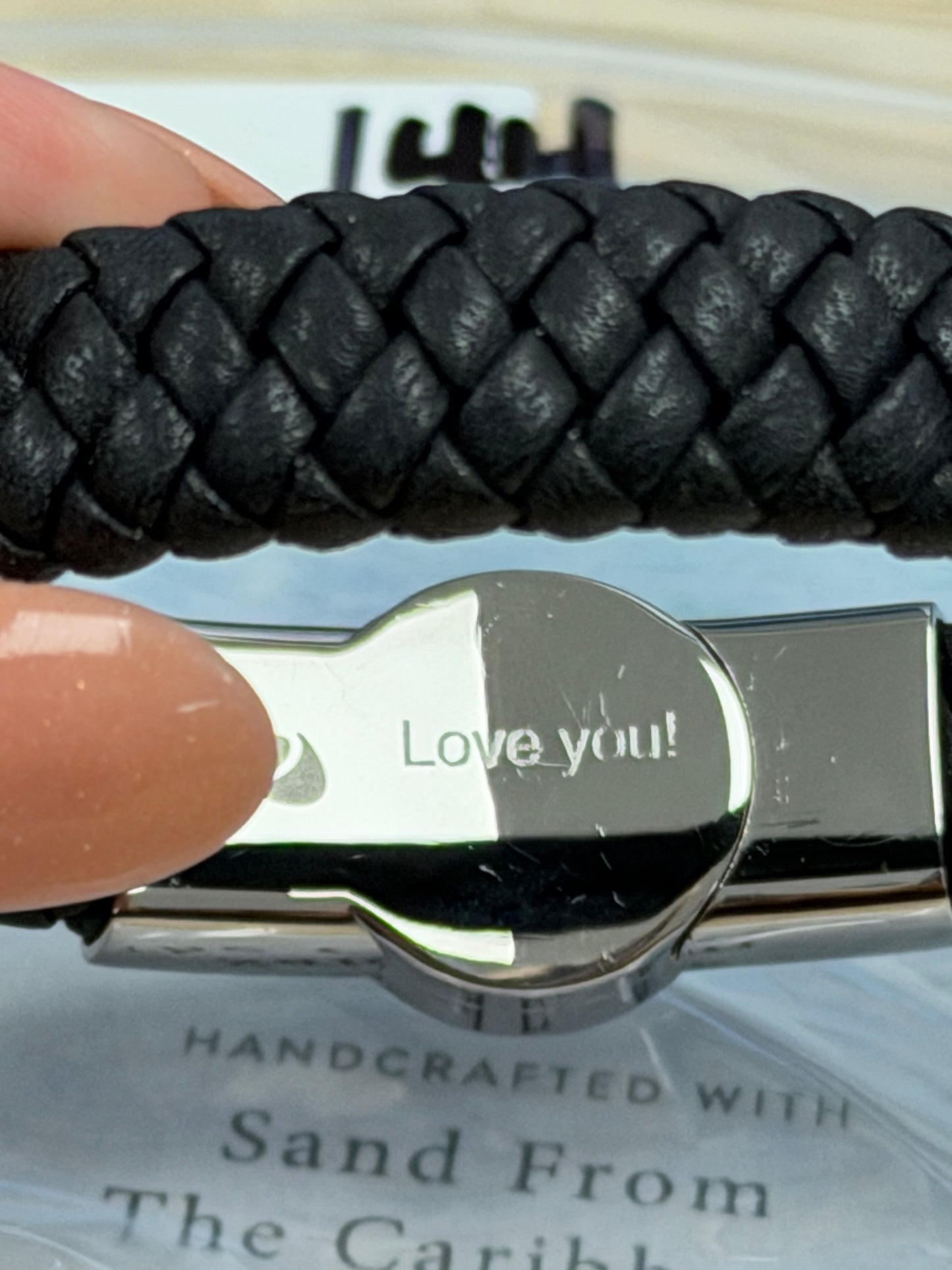 Sample Sale Bracelet - Engraved "Love you!"