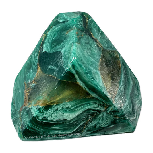 Malachite™ SoapRocklets™ • Gemstone Bath Soap • Cucumber Melon Garden Rain