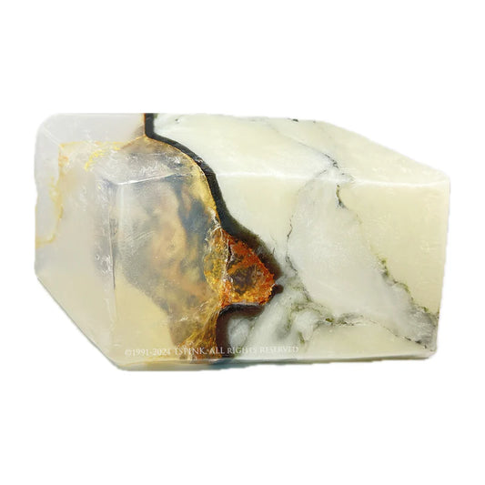 Marble™ SoapRocklets™ • Gemstone Bath Soap • Pinion Peach