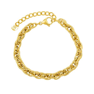 Rolo Chain Bracelet Gold