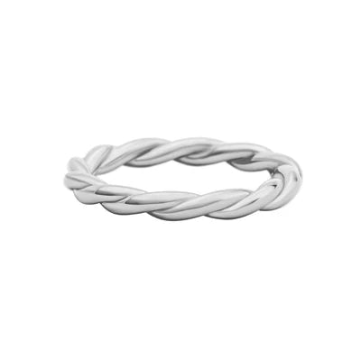 Twisted Ring Silver