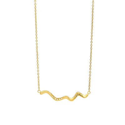 Wavelength Preciosa Necklace - Gold