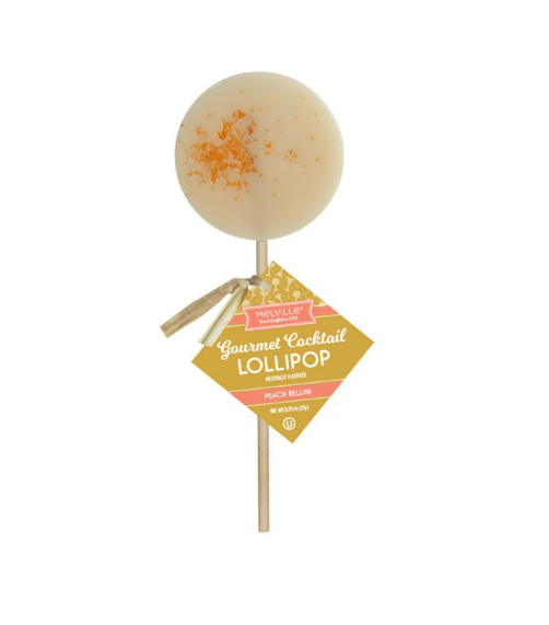 Melville Candy Company - Gourmet Cocktail Lollipop Assortment -  Peach Bellini