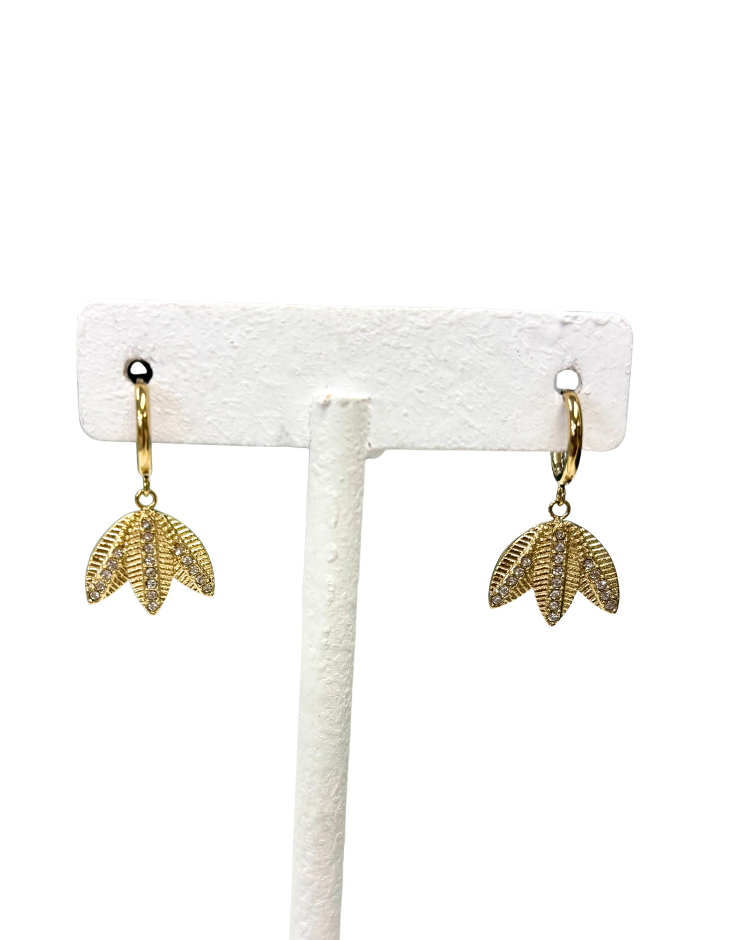 Mi Tesoro One of a Kind Crystal Earrings Gold