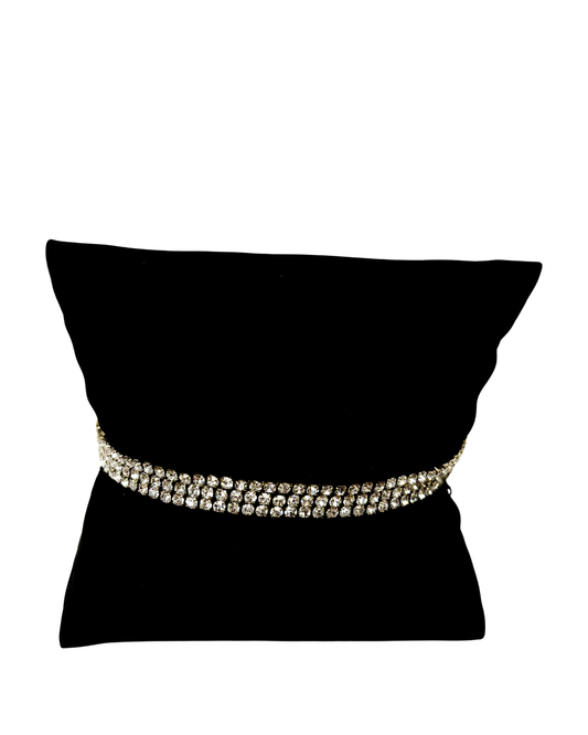 Mi Tesoro One of a Kind Crystal Bracelet Gold