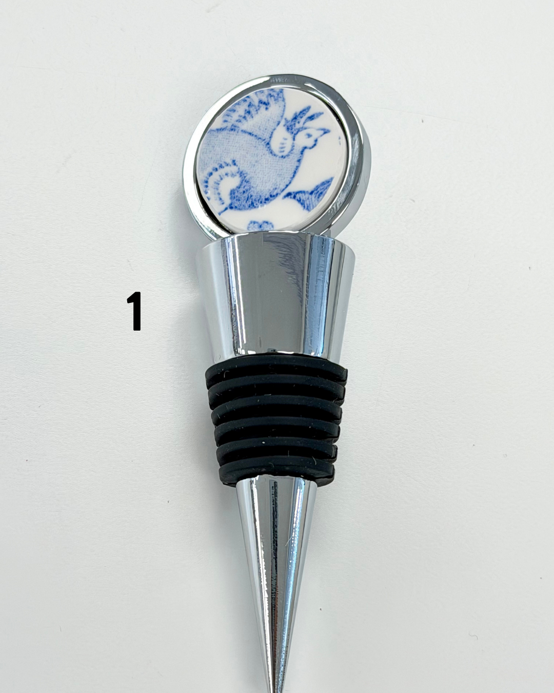 Broken Plate Wine Bottle Stopper