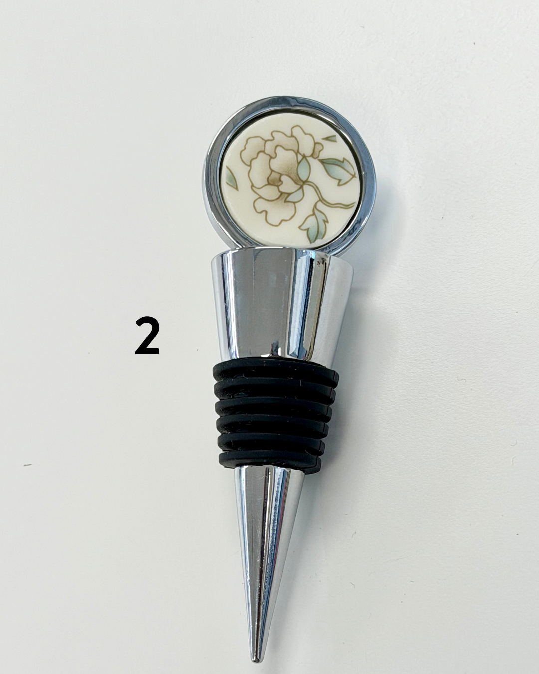 Broken Plate Wine Bottle Stopper