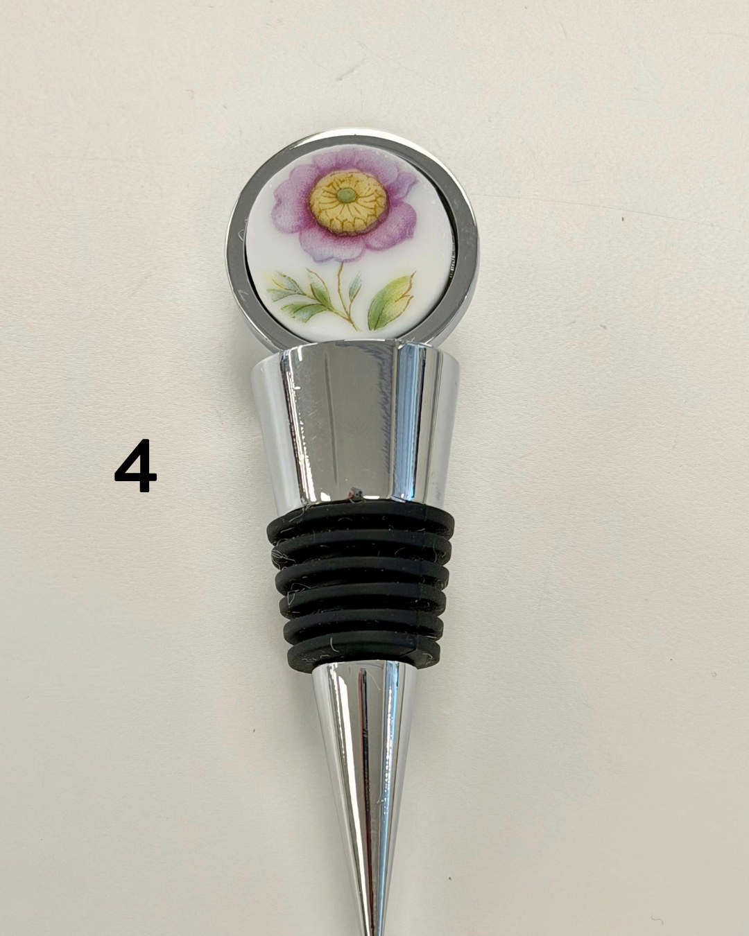 Broken Plate Wine Bottle Stopper