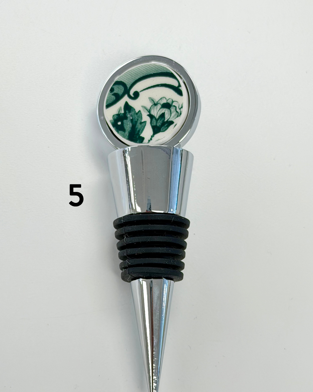 Broken Plate Wine Bottle Stopper