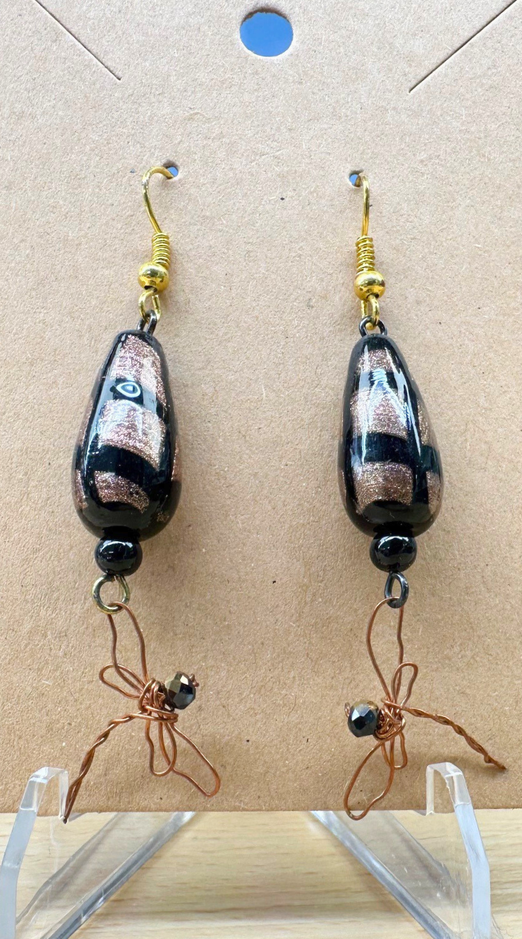 NJB Designs - Dragonfly Earrings - Randomized Design