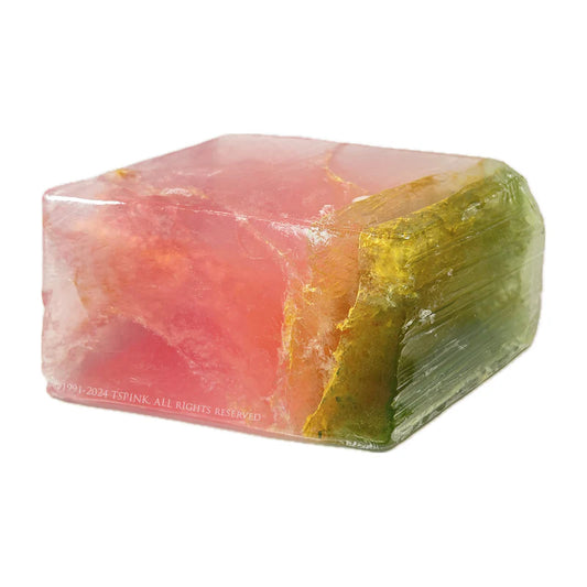 Watermelon Tourmaline™ SoapRocklets™ • Gemstone Bath Soap • Fresh Watermelon