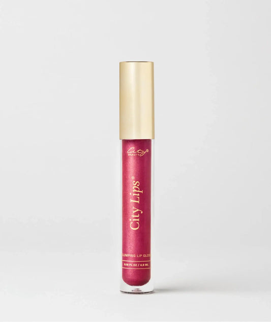 City Beauty - City Lips® - Plumping Lip Gloss - Raspberry - Shimmery Berry