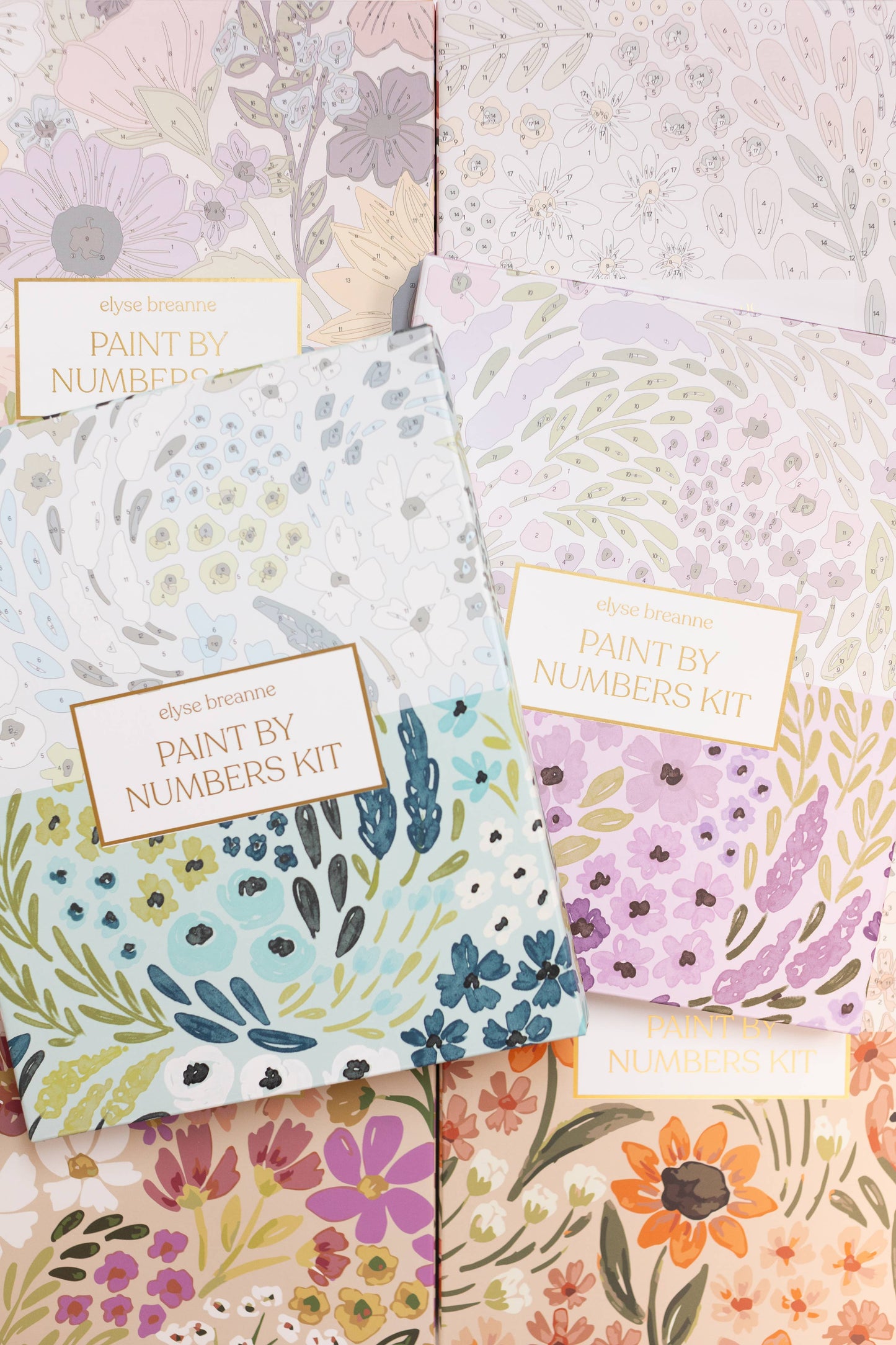 Elyse Breanne Design - Waterfall Floral Paint By Number Kit