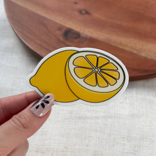 Big Moods - Lemon Slice Sticker