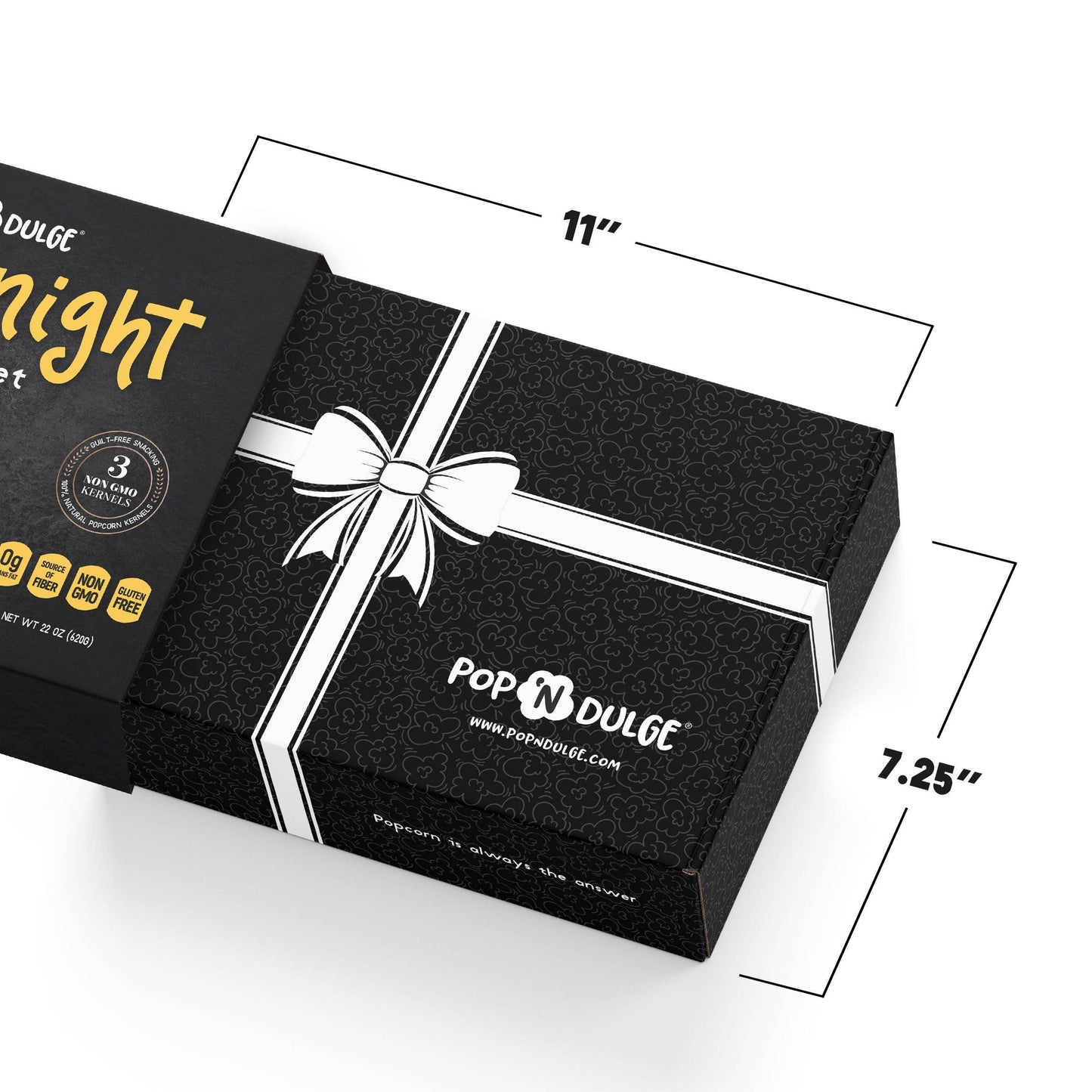 Pop 'N Dulge - Movie Night Gift Basket Gourmet Popcorn Gift Set Fathers Day