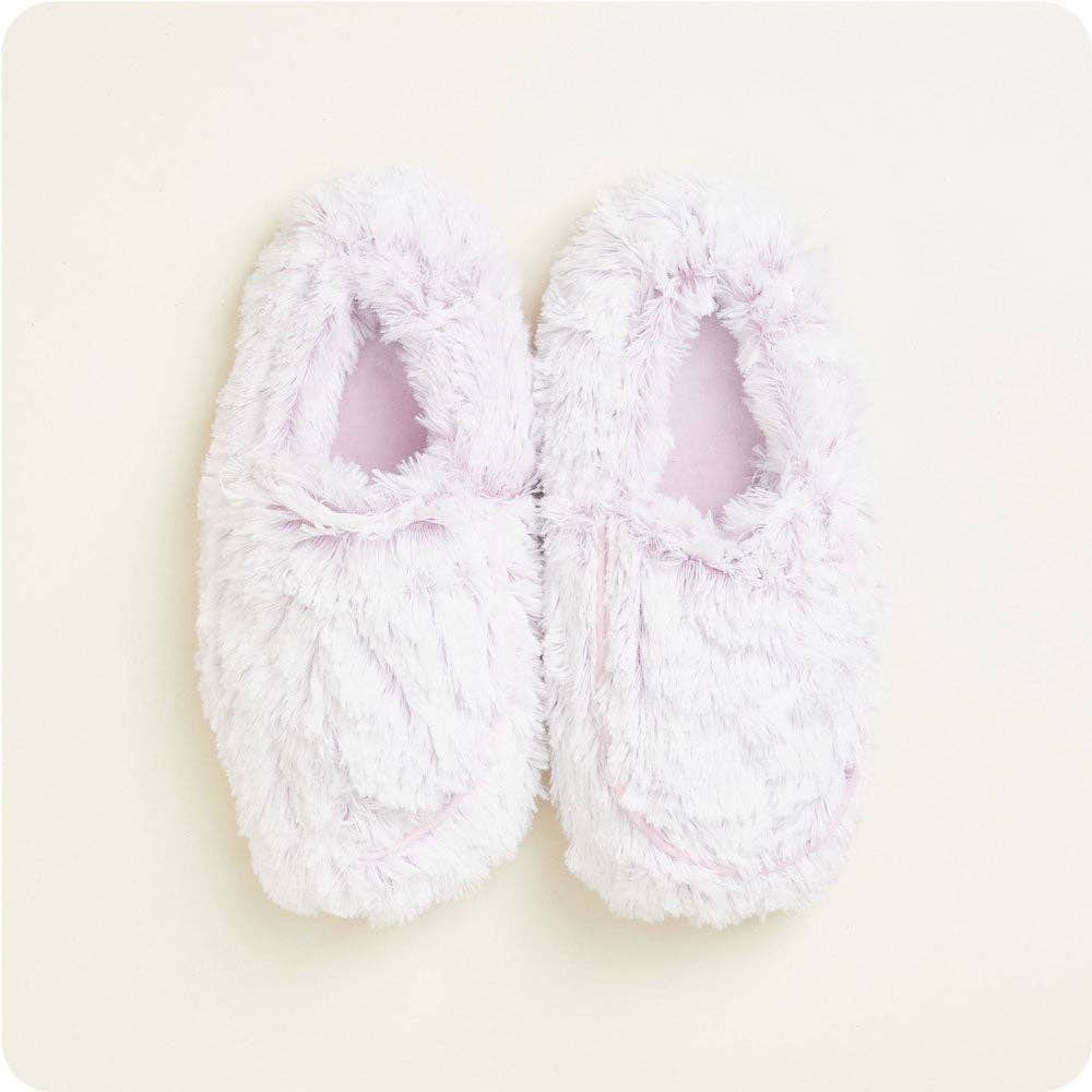 Warmies - Marshmallow Lavender Warmies Slippers