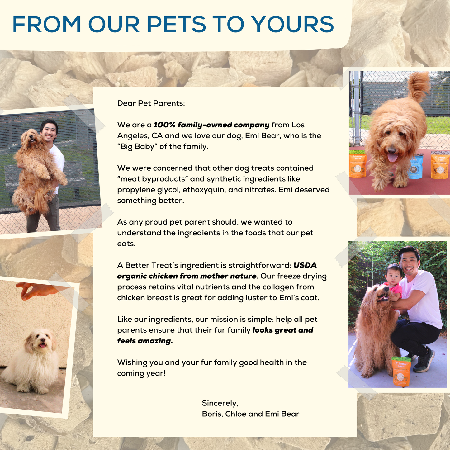 A Better Treat - Organic Freeze Dried Chicken Breast Dog and Cat Treats