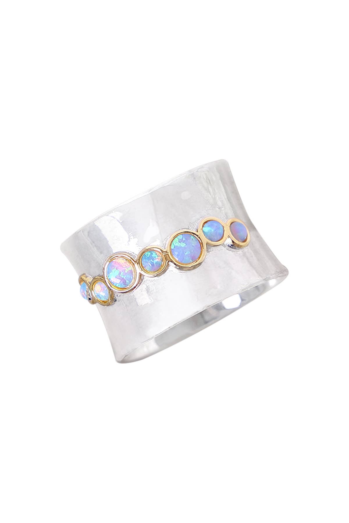 Zoey Simmons - Created Opal Band Ring