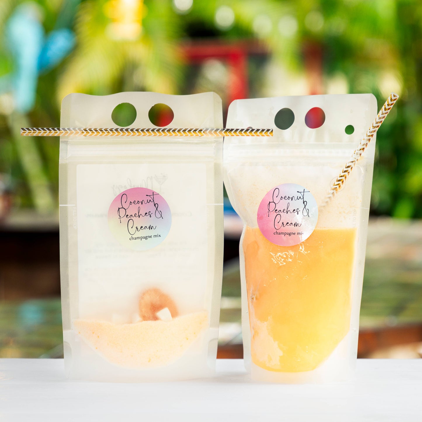 Mixology - Slush Cocktail Pouches: Peach Bellini