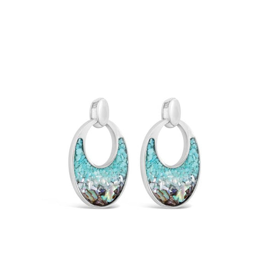 Deep Ocean Earrings - Silver