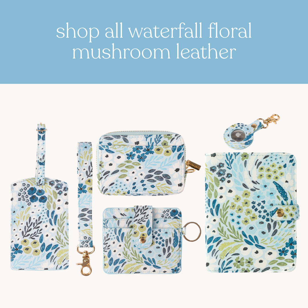 Elyse Breanne Design - Waterfall Floral Zip Wallet