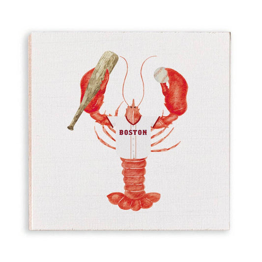 Rustic Marlin - Red and Blue Boston Lobster Magnet