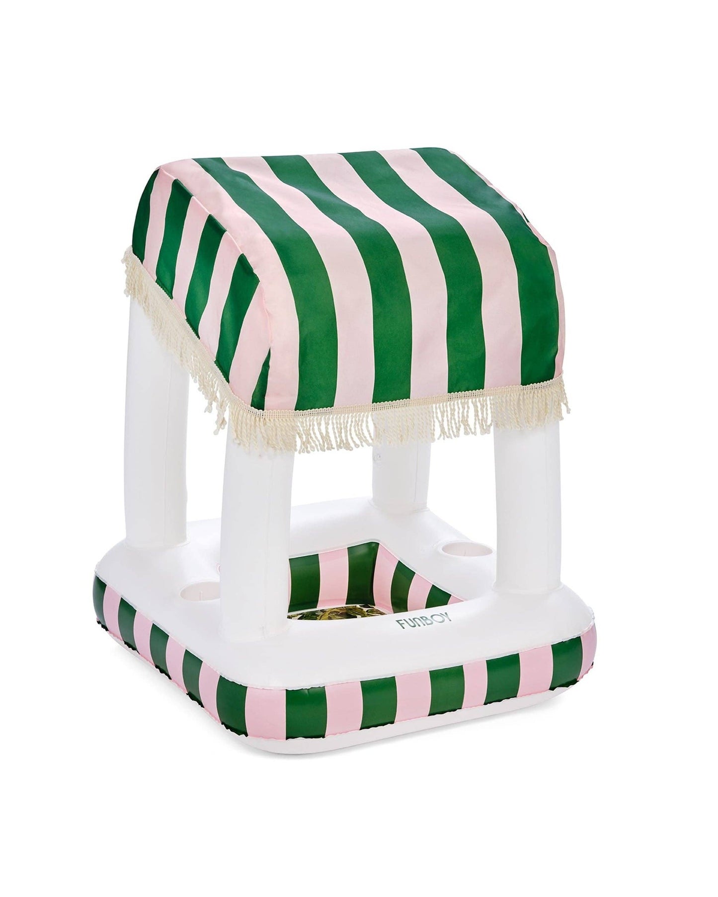 Floating Cabana Bar - Green and Pink