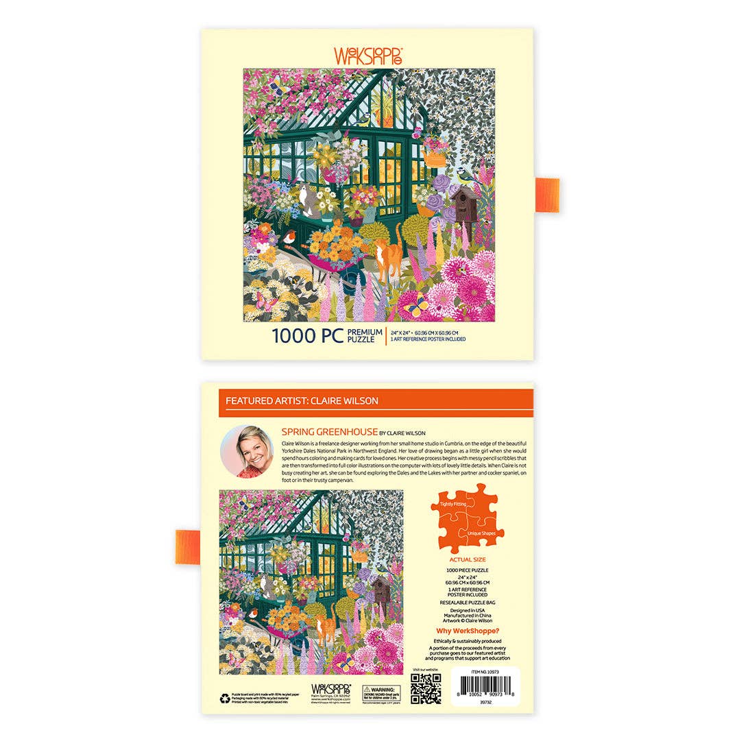 WerkShoppe - Spring Greenhouse 1000 Piece Puzzle