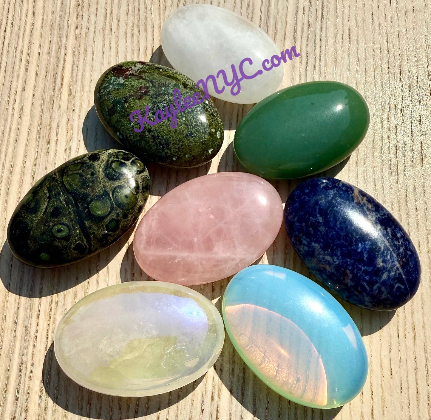 Crystals Palm Stones Healing Energy 
