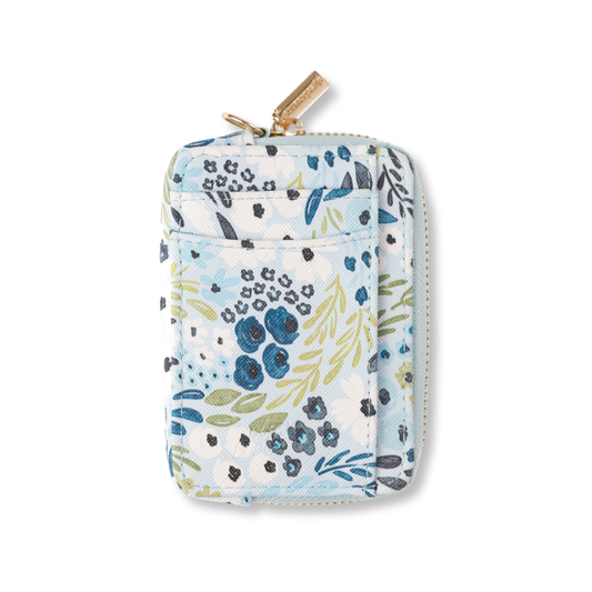 Elyse Breanne Design - Waterfall Floral Zip Wallet