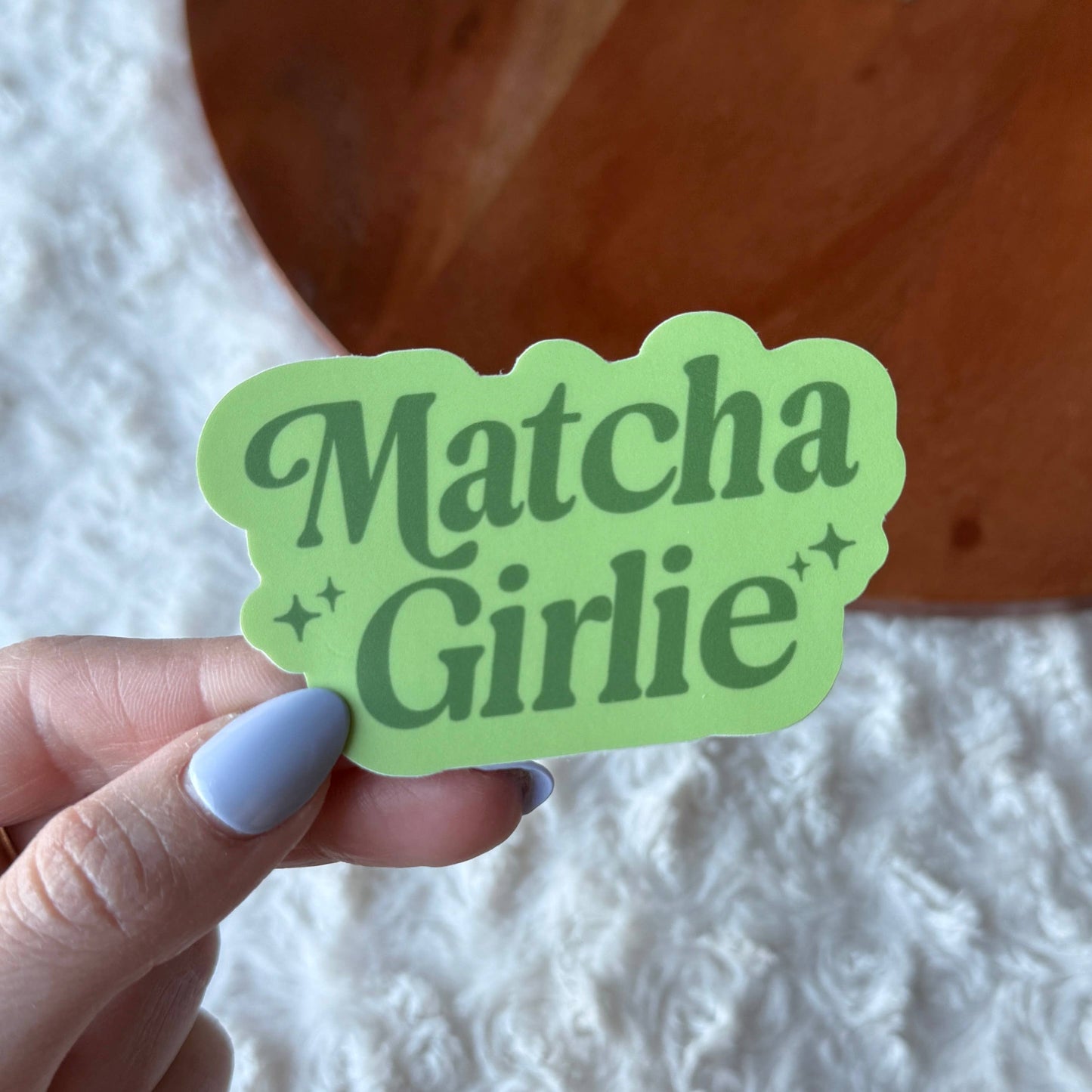 Big Moods - Matcha Girlie Text Sticker