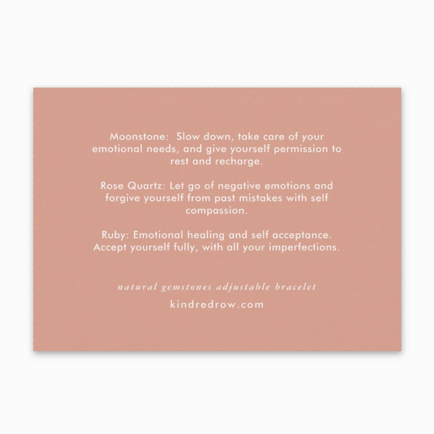 Kindred Row - Self Love Healing Gemstone Stacking Bracelet