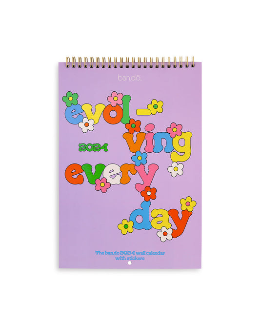 Ban-Do - Best Year Ever 2024 Wall Calendar - Evolving Everyday