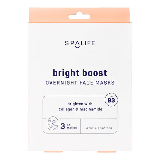 My Spa Life - Bright Boost – Brightening Overnight Face Masks - 3 Pieces