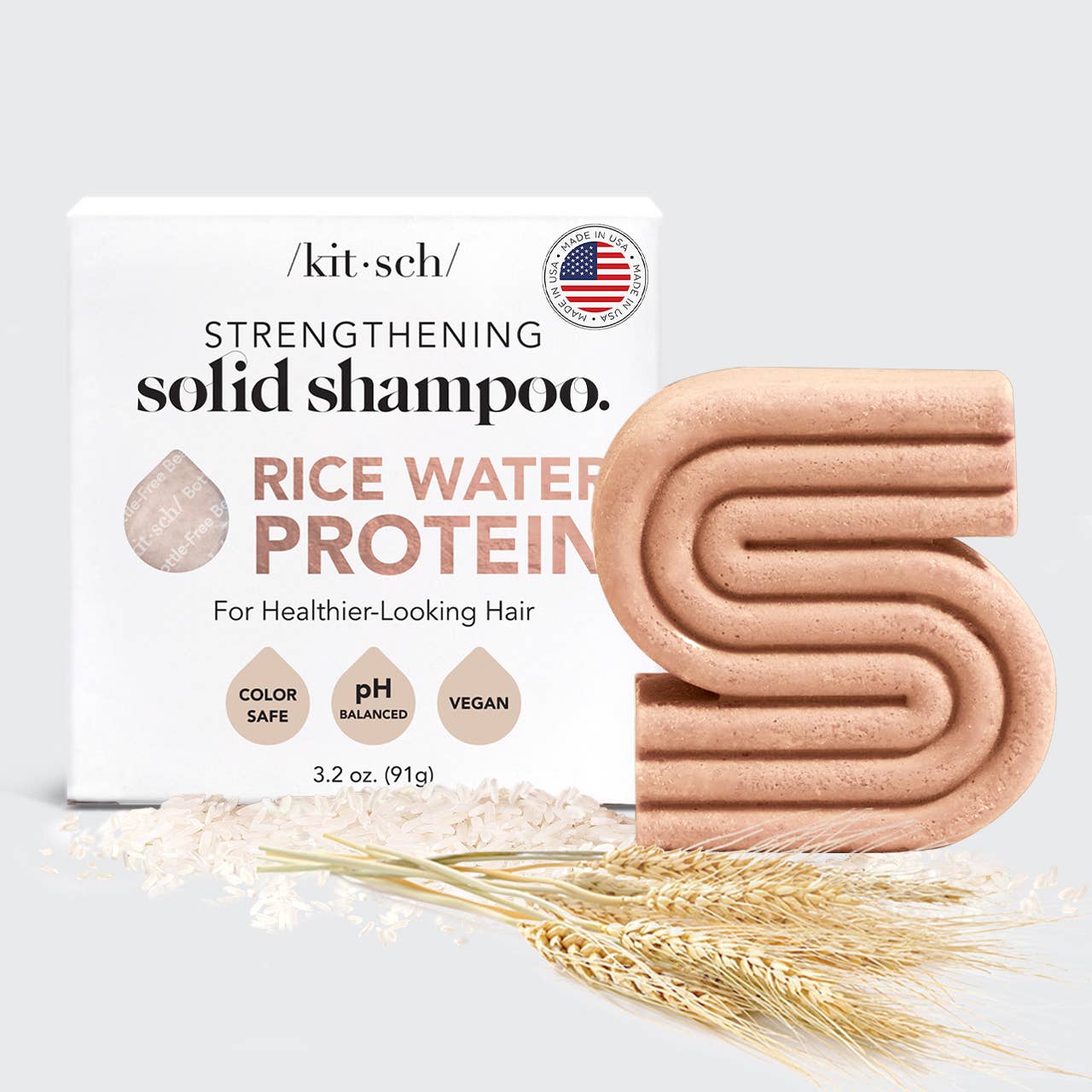 KITSCH -  Rice Water Protein Shampoo Bar for Hair Growth