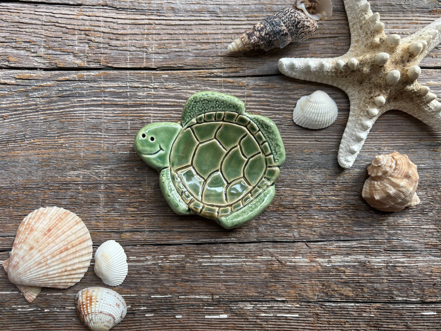 August Ceramics - Ceramic Sea Turtle Dish